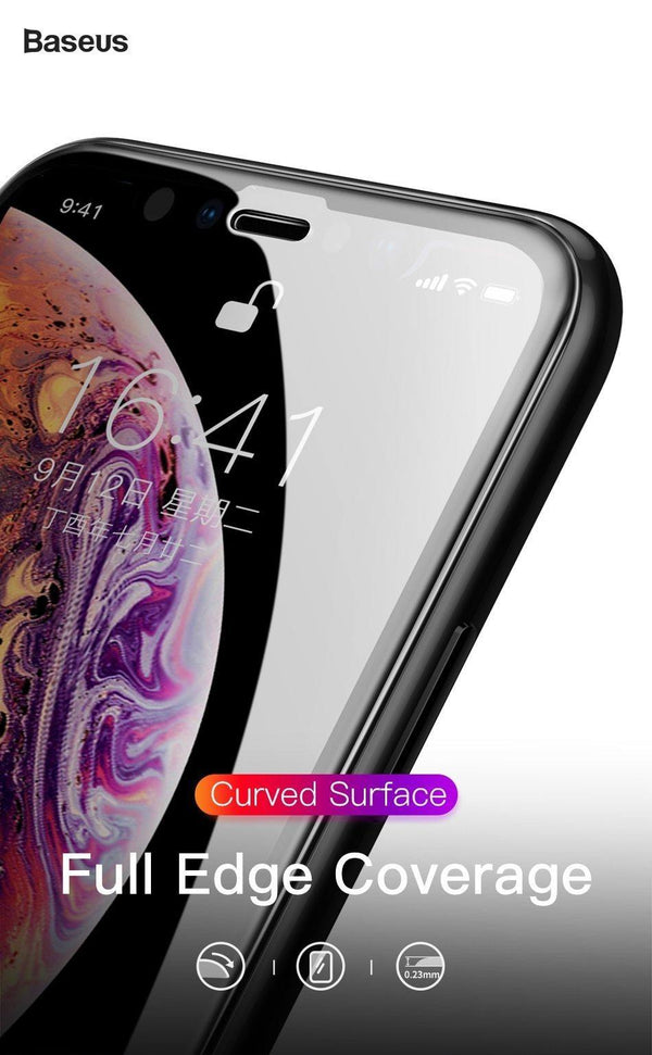Planet Gates Clear Black / For iPhone Xr Baseus 0.23mm Anti-peep Screen Protector For iPhone Xs Max XR XS Tempered Glass Full Cover Privacy Protective Film For iPhoneX