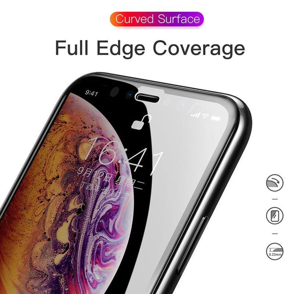 Planet Gates Clear Black / For iPhone Xr Baseus 0.23mm Anti-peep Screen Protector For iPhone Xs Max XR XS Tempered Glass Full Cover Privacy Protective Film For iPhoneX