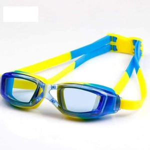 Planet Gates clear blue Kids Swimming goggles Anti-Fog UV Protection Swim Glasses with Case,Nose Clip,Earplugs for Boys Girls training in swimming pool