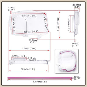 Planet Gates Clear Cam Gear Cover Timing Belt Pulley For Mitsubishi Lancer Evolution EVO 9 IX Mivec 4G63 JR6334