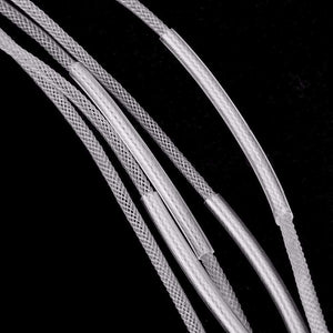 Planet Gates Clear Fly Loop 6 Pcs/Pack Fly Leader Loop 30lb Connectors for fly line Clear and Yellow Color Fly Fishing Loop