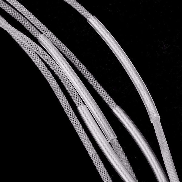 Planet Gates Clear Fly Loop 6 Pcs/Pack Fly Leader Loop 30lb Connectors for fly line Clear and Yellow Color Fly Fishing Loop