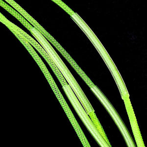 Planet Gates Clear Fly Loop 6 Pcs/Pack Fly Leader Loop 30lb Connectors for fly line Clear and Yellow Color Fly Fishing Loop