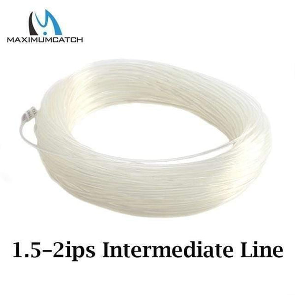 Planet Gates Clear Intermediate / 4.0 100ft 4-8wt Intermediate/Fast Sinking Fly Fishing Line Weight Forward Clear/Blue/Brown/Black Color Fly Line
