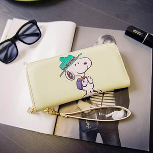 Planet Gates Clear Women Wallets Mickey Bag Minnie Purse Leather Handbag Females Billeteras Ladies Clutch Bag Embrayage Sac Bolsas Feminina