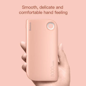 Planet Gates Clearance Baseus Dual USB Power Bank 8000mAh Poverbank Portable External Battery Charger For Samsung iPhone Xiaomi Powerbank