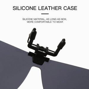 Planet Gates Clip On Sunglasses For Men Polarized Lens Square Sunglasses Night Vision Driver Glasses Fishing Eyewear Flip Up Luxury Oculos