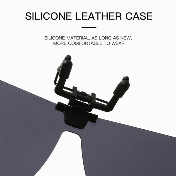 Planet Gates Clip On Sunglasses For Men Polarized Lens Square Sunglasses Night Vision Driver Glasses Fishing Eyewear Flip Up Luxury Oculos