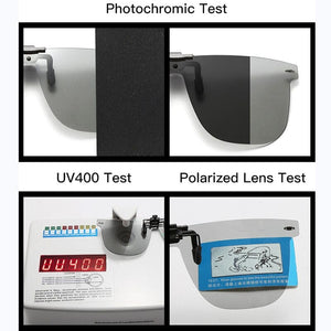 Planet Gates Clip On Sunglasses For Men Polarized Lens Square Sunglasses Night Vision Driver Glasses Fishing Eyewear Flip Up Luxury Oculos