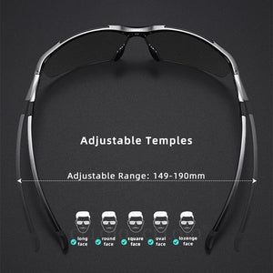 Planet Gates CLLOIO Top Quality Aluminum Polarized Photochromic Sunglasses Men Rimless Day Night Driving Glasses Anti-Glare Chameleon Eyewear