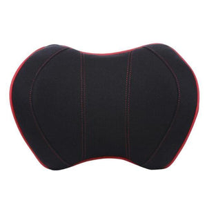 Planet Gates Cloth Black red Car Seat Head Neck Rest Massage Auto Pillow Space Memory Neck Headrest Car Cover Vehicular Pillow Seat Headrest Accessories