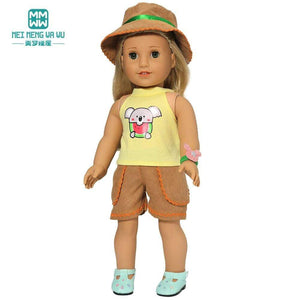 Planet Gates Clothes for doll Bow dress fit 18inch 43-45cm Baby Toy new born doll and American doll accessories