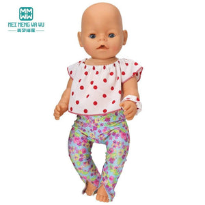 Planet Gates Clothes for doll Bow dress fit 18inch 43-45cm Baby Toy new born doll and American doll accessories