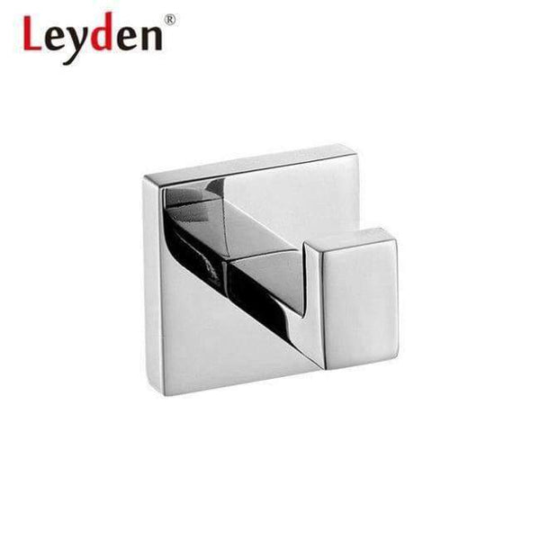 Planet Gates Clothes Hook Leyden SUS 304 Stainless Steel Bathroom Hardware Set Chrome Polished Paper Holder Towel Bar Robe Hook Bathroom Accessories Bath