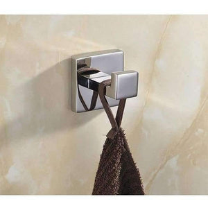 Planet Gates Clothes Hook Square Base Bathroom Accessories Polished Chrome Toilet Paper Holder /Towel Bar Bathroom Products