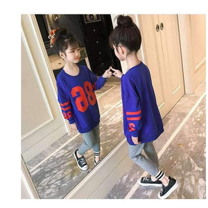 Planet Gates Clothes Set For Girls Teenagers Autumn  School Letter T Shirt + Leggings 2pcs Kids Clothing 4 5 6 7 8 9 10 11 12 13 Years