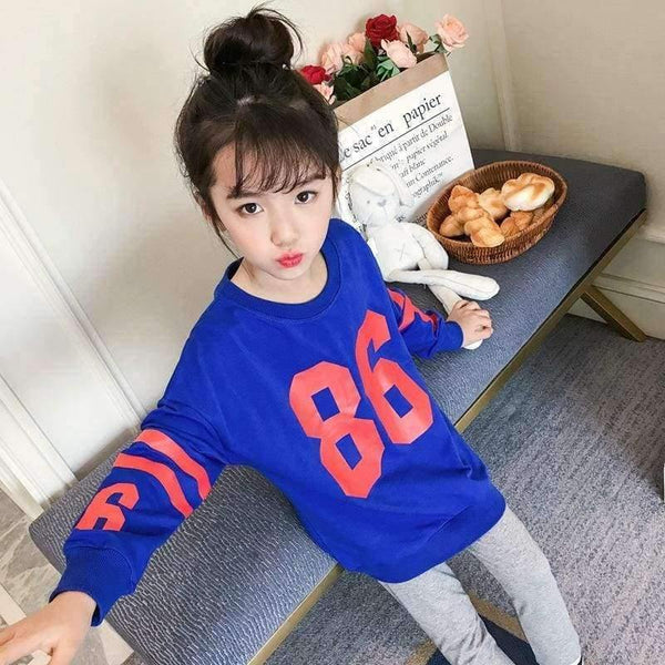 Planet Gates Clothes Set For Girls Teenagers Autumn  School Letter T Shirt + Leggings 2pcs Kids Clothing 4 5 6 7 8 9 10 11 12 13 Years