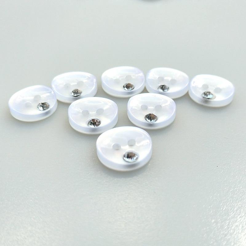 Planet Gates Clothing Botones Hl 50pcs 12mm Resin Buttons With Rhinestone Shirt Apparel Sewing Accessories Diy Crafts Rhinestones