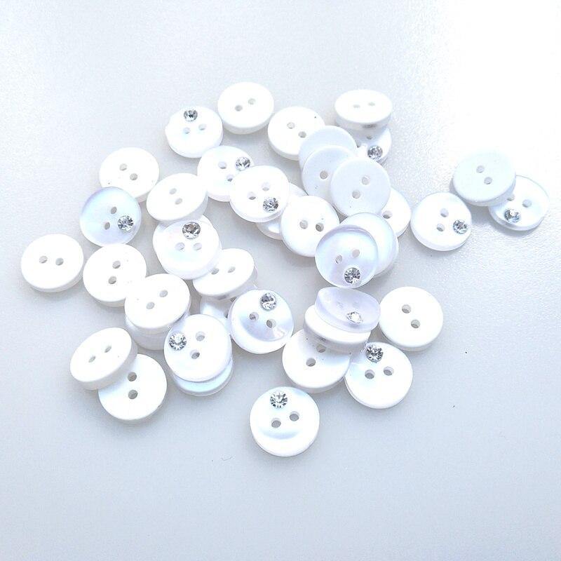 Planet Gates Clothing Botones Hl 50pcs 12mm Resin Buttons With Rhinestone Shirt Apparel Sewing Accessories Diy Crafts Rhinestones