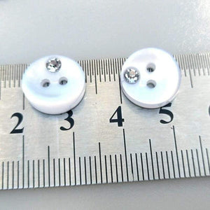 Planet Gates Clothing Botones Hl 50pcs 12mm Resin Buttons With Rhinestone Shirt Apparel Sewing Accessories Diy Crafts Rhinestones
