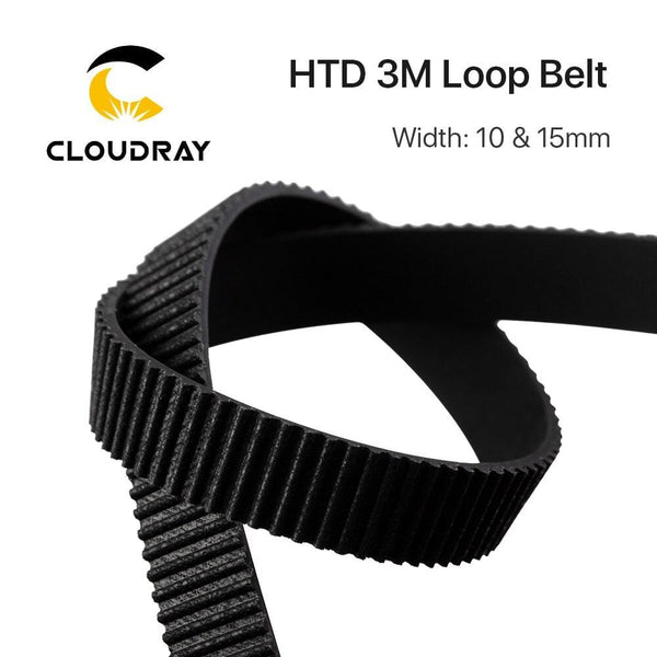 Planet Gates Cloudray HTD 3M Closed Loop Belt Rubber Timing Belt Various Transmission for CO2 Laser Engraving Cutting Machine / 3D Printer