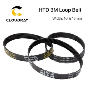 Planet Gates Cloudray HTD 3M Closed Loop Belt Rubber Timing Belt Various Transmission for CO2 Laser Engraving Cutting Machine / 3D Printer