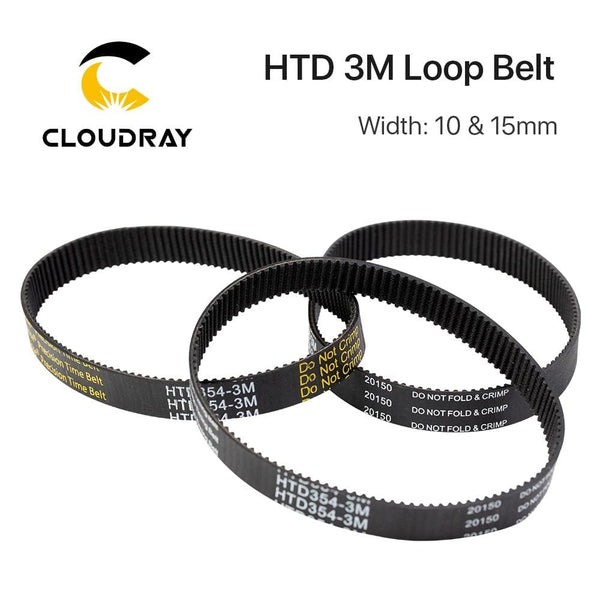 Planet Gates Cloudray HTD 3M Closed Loop Belt Rubber Timing Belt Various Transmission for CO2 Laser Engraving Cutting Machine / 3D Printer