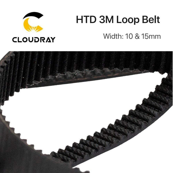 Planet Gates Cloudray HTD 3M Closed Loop Belt Rubber Timing Belt Various Transmission for CO2 Laser Engraving Cutting Machine / 3D Printer