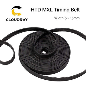 Planet Gates Cloudray MXL Open-Ended Timing Belt Transmission Belts Rubber Width 5mm For Fiber YAG Pully CO2 Laser Engraving Cutting Machine