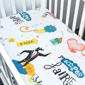 Planet Gates CLS0001 / China Baby Bedding Set, baby Cotton sheet 130 * 70 cm Woven fitted For Baby Diver seStyles Good quality Soft Baby Sheet Crib