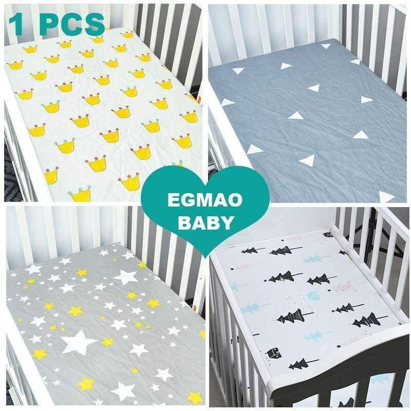 Planet Gates CLS0012 Fitted Baby Crib Sheet Printed 100% Cotton Nursery Bedding for Boy or Girl, Toddler Bedding ,Perfect Baby Shower Gift