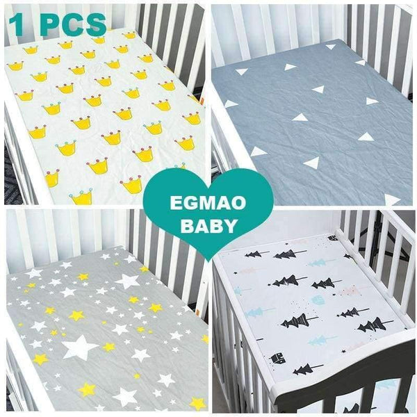 Planet Gates CLS0012 Fitted Baby Crib Sheet Printed 100% Cotton Nursery Bedding for Boy or Girl, Toddler Bedding ,Perfect Baby Shower Gift