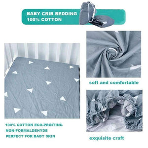 Planet Gates CLS0012 Fitted Baby Crib Sheet Printed 100% Cotton Nursery Bedding for Boy or Girl, Toddler Bedding ,Perfect Baby Shower Gift