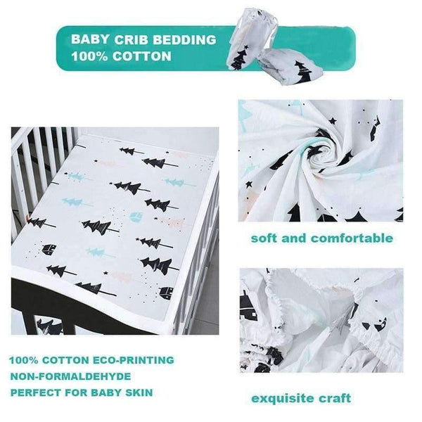 Planet Gates CLS0012 Fitted Baby Crib Sheet Printed 100% Cotton Nursery Bedding for Boy or Girl, Toddler Bedding ,Perfect Baby Shower Gift