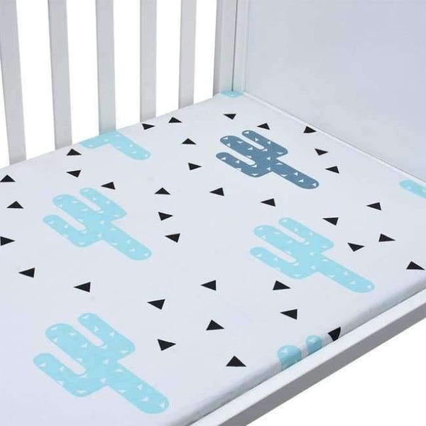 Planet Gates CLS0025 Newborn baby crib fitted sheets Cartoon soft crib bed sheet cotton kids bedding mattress protectors covers baby bedsheet 130*70