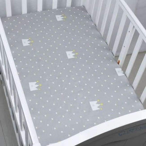 Planet Gates CLS0029 Newborn baby crib fitted sheets Cartoon soft crib bed sheet cotton kids bedding mattress protectors covers baby bedsheet 130*70