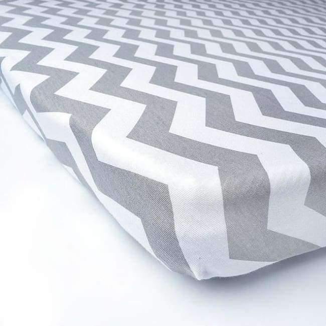 Planet Gates 100% Cotton Crib Fitted Sheet Soft Baby Bed Mattress Cover Protector Cartoon Newborn Bedding For Cot Size 130*70cm