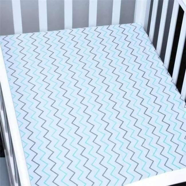Planet Gates CLZ0007 / China 100% Cotton Crib Fitted Sheet Soft Breathable Baby Bed Mattress Cover Potector  Cartoon Newborn Bedding For Cot Size 130*70cm