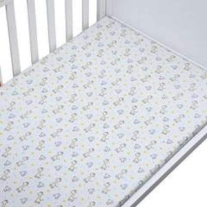 Planet Gates CLZ0013 / China 100% Cotton Crib Fitted Sheet Soft Breathable Baby Bed Mattress Cover Potector  Cartoon Newborn Bedding For Cot Size 130*70cm