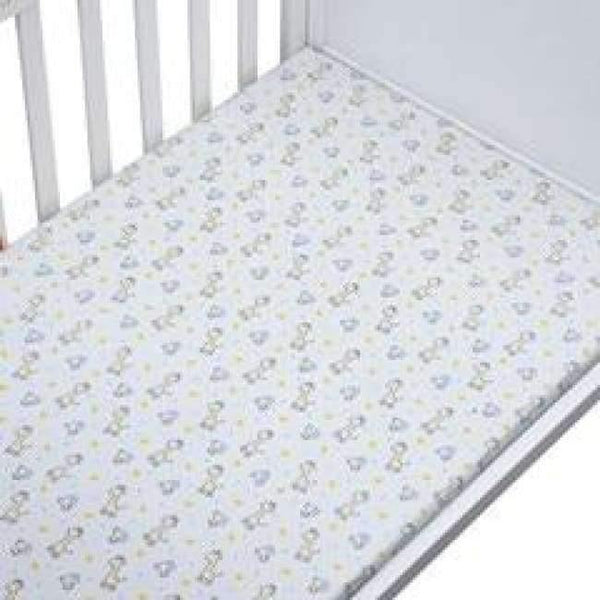 Planet Gates CLZ0013 / China 100% Cotton Crib Fitted Sheet Soft Breathable Baby Bed Mattress Cover Potector  Cartoon Newborn Bedding For Cot Size 130*70cm