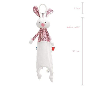 Planet Gates CM043 Bunny Baby Comforter Toys Plush Bunny Doudou Bebe Sleeping Towel Montessori Baby Rattles Stuffed Animals Appease Baby Toys 0 12 Months