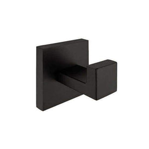 Planet Gates coat hook AUSWIND black Modern 304 Stainless Steel Bathroom Hardware Set Black Oiled Bronze Square base Wall Mount Bathroom Accessories