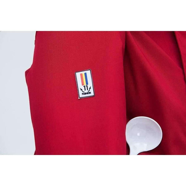 Planet Gates Coat1 / One Size Black Long Sleeve Master Cook Work Uniforms Restaurant Hotel BBQ Kitchen High Quality Workwear Clothing Food Service Chef Tops