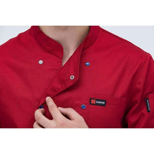 Planet Gates Coat1 / One Size Black Long Sleeve Master Cook Work Uniforms Restaurant Hotel BBQ Kitchen High Quality Workwear Clothing Food Service Chef Tops