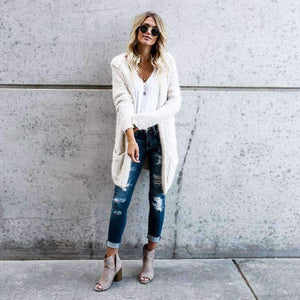 Planet Gates Coats Jackets Lambswool Hoodie Knit Cardigan Sweaters Outerwear With Pocket coats and jackets women 2018JUL30