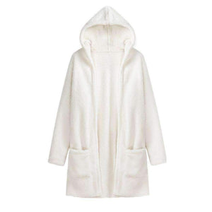 Planet Gates Coats Jackets Lambswool Hoodie Knit Cardigan Sweaters Outerwear With Pocket coats and jackets women 2018JUL30