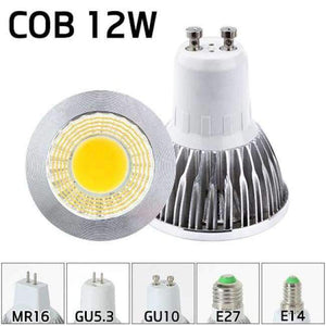 Planet Gates COB 12W / E14 85V-265V / No, Cold White Led Bulb Spotlight MR16 GU10 Light E27 E14 Spot Lamp 2835 SMD Lampada GU5.3 220V 110V 12V 3W COB bulb 9W 12W 15W For Home Decor