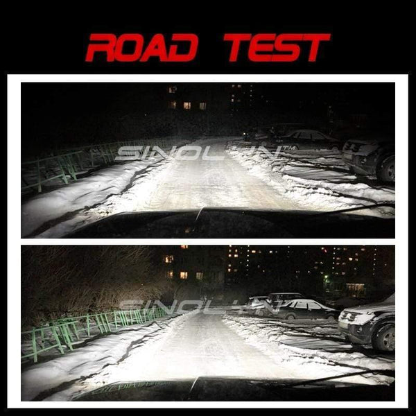 Planet Gates COB LED Angel Devil Eyes Bi xenon Lens Projector Headlight For Car Retrofit DIY W/ Daytime Running Lights 2.5'' H4 H7