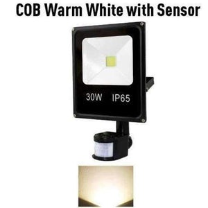 Planet Gates COB Warm with Sensor / 20W AC220V Flood Light Outdoor Lamp Led Spotlight Reflector Sensor Floodlight RGB 10W 20W 30W 50W Waterproof Garden 12V 220V 110V Lighting