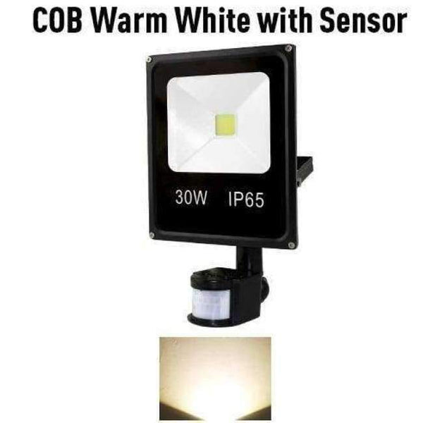 Planet Gates COB Warm with Sensor / 20W AC220V Flood Light Outdoor Lamp Led Spotlight Reflector Sensor Floodlight RGB 10W 20W 30W 50W Waterproof Garden 12V 220V 110V Lighting